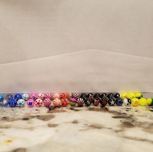 20 piece barbell tounge ring. Never used.